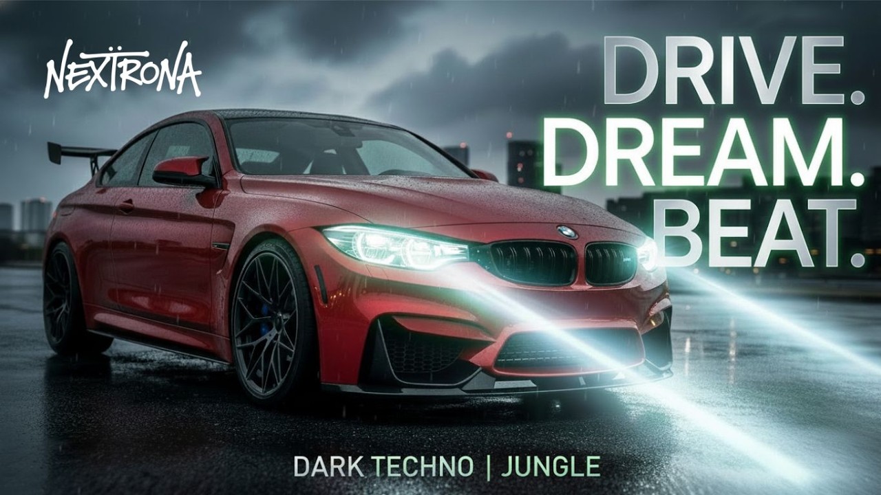 DARK TECHNO NIGHT DRIVE 🏎️ | JUNGLE | Red BMW M4 Cinematic