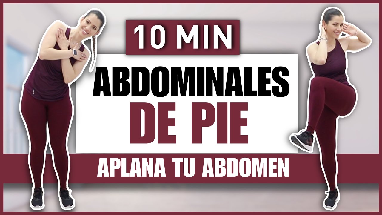 ABDOMINALES DE PIE para Reducir Cintura y Aplanar Abdomen EN 10 Minutos | NatyGlossGym