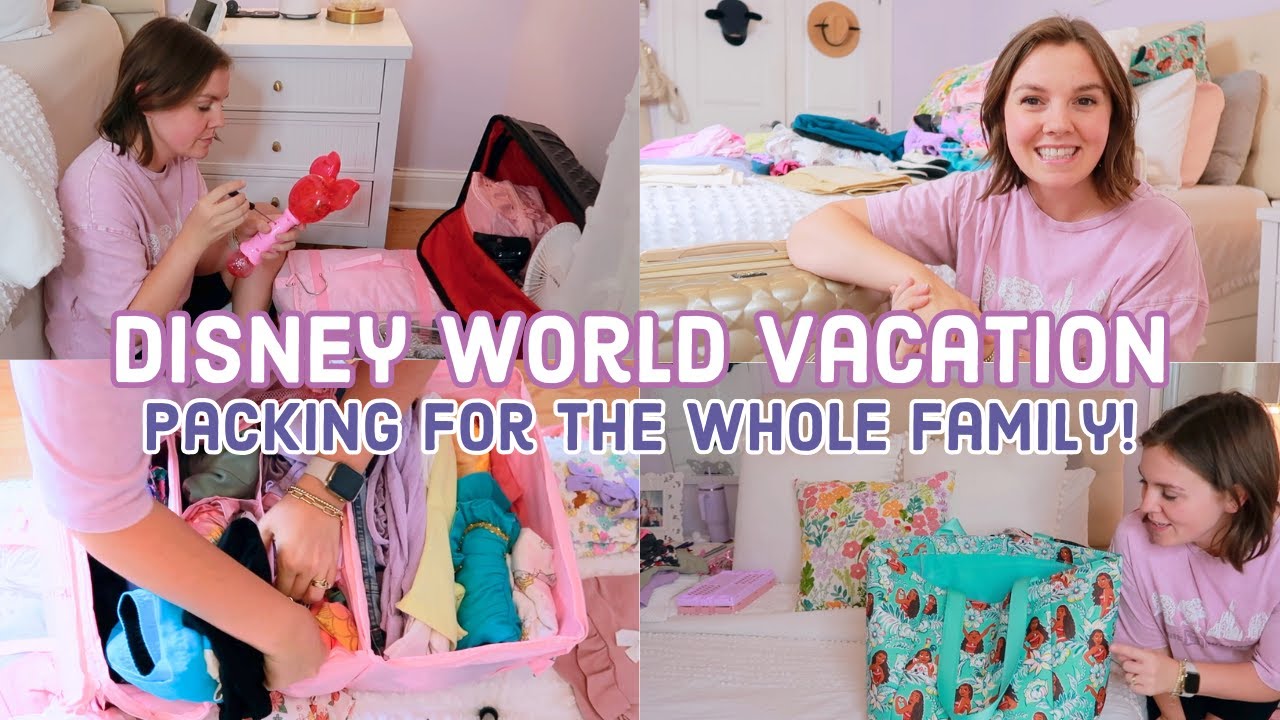 НОВЫЙ пакет Disney World Pack With Me | Семейный отдых в Disney