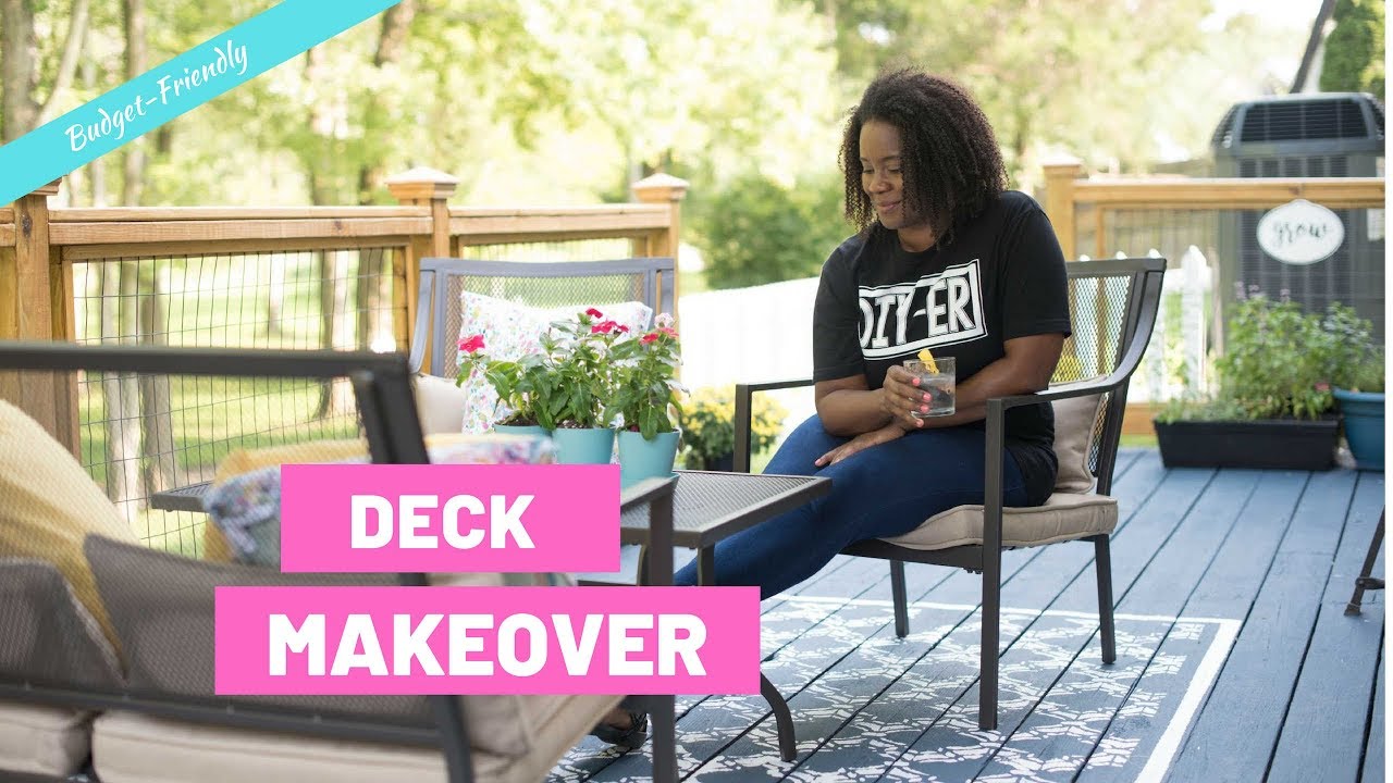Gorgeous DIY Deck Makeover on a Budget | Outdoor Decorating Ideas | Dramatic Before and After