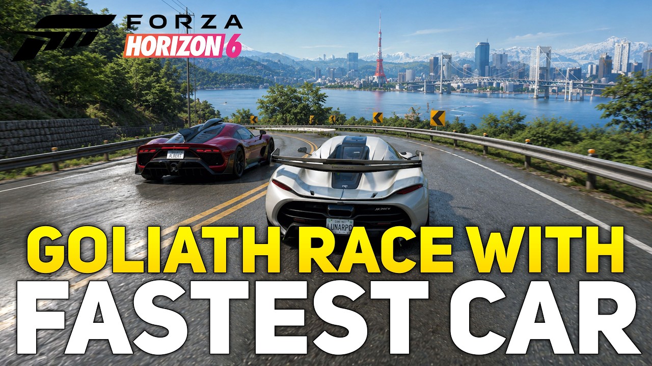 Forza Horizon 6 - Completing The Goliath Race With The Fastest Car (Koenigsegg Jesko)