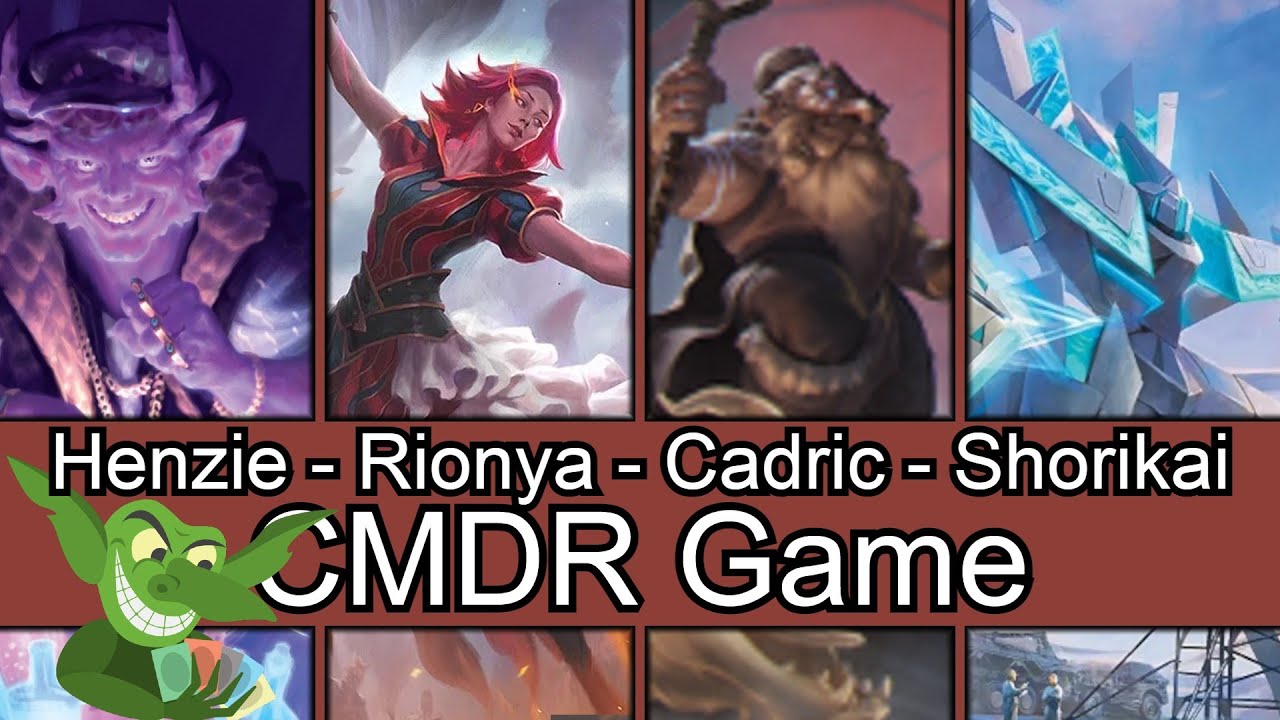 We live for the combat step! Henzie vs Rionya vs Cadric vs Shorikai #edh #cmdr game play