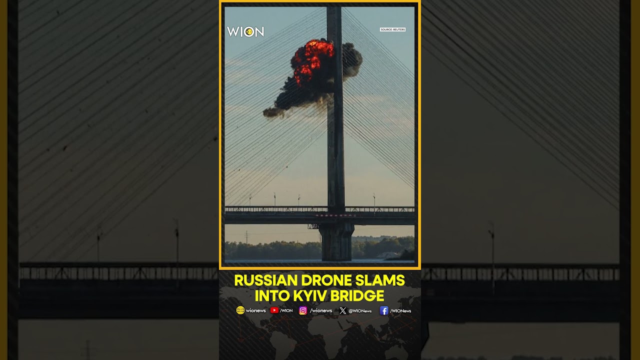 Russia-Ukraine War: Southern Bridge Hit For Second Day As Russian Drone Strikes Kyiv | WION