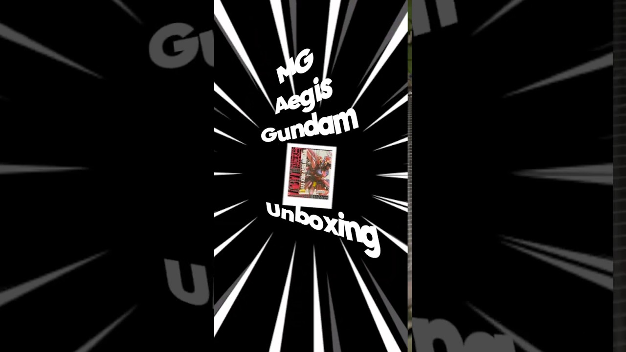 MG Aegis Gundam &mdash; The Build Begins 🛠️ #MGAegis #Gunpla #GunplaCommunity #GundamSeed #GunplaUnboxing