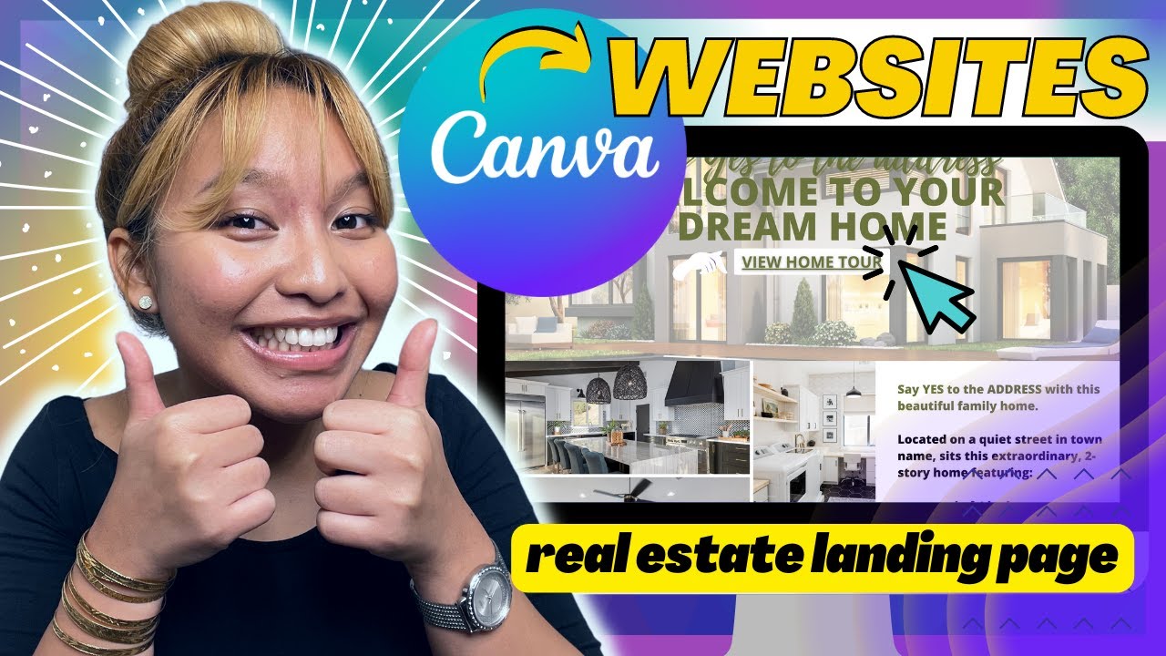 How to Create a Real Estate LISTING Landing Page with Canva