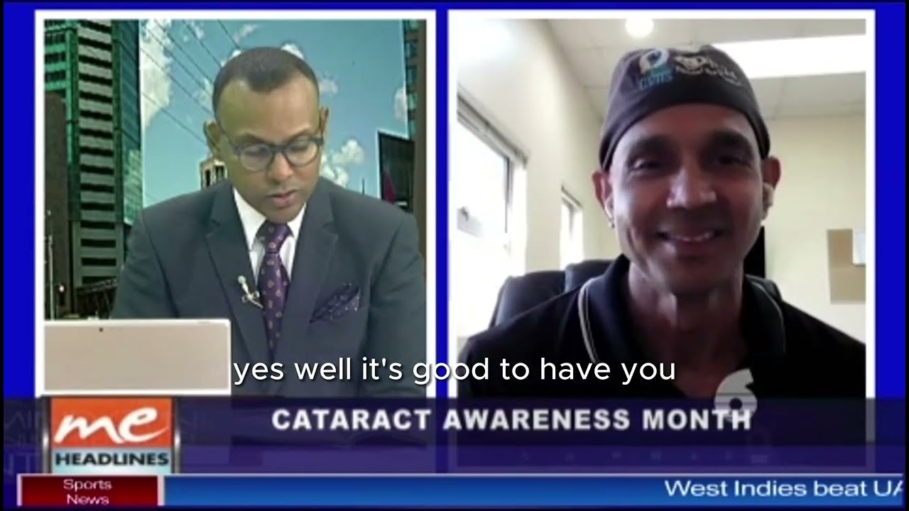 Dr. Ronnie Bhola Discusses Cataract Awareness Month on TV6's Morning Edition
