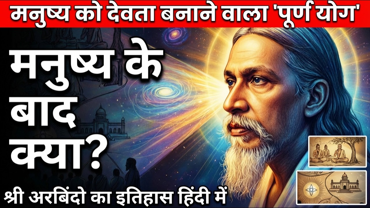 धरती पर आई नई शक्ति! इंसान को भगवान बनाने वाला 'पूर्ण योग' | Sri Aurobindo Biography in Hindi