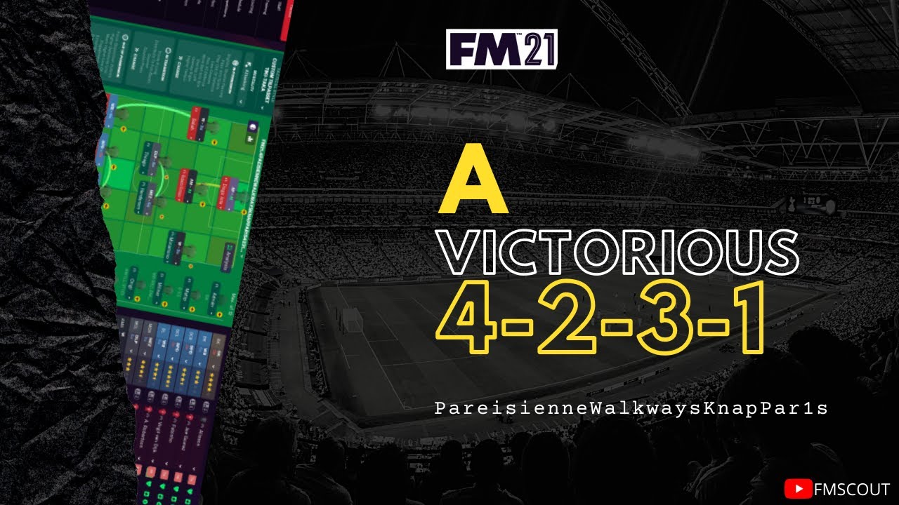 A VICTORIOUS 4-2-3-1 FM21 Tactic