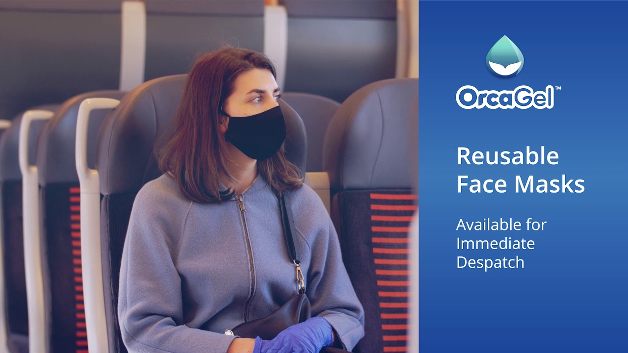 OrcaGel Washable Face Mask