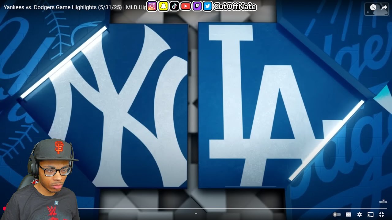 DODGERS FAV OPP REACTS TO Yankees vs. Dodgers Game Highlights (5/31/25) | MLB Highlights