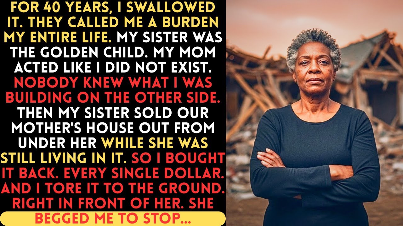 My Family Called Me a 'Burden' for 40 Years. I Just Bought Their Childhood Home and Bulldozed It...
