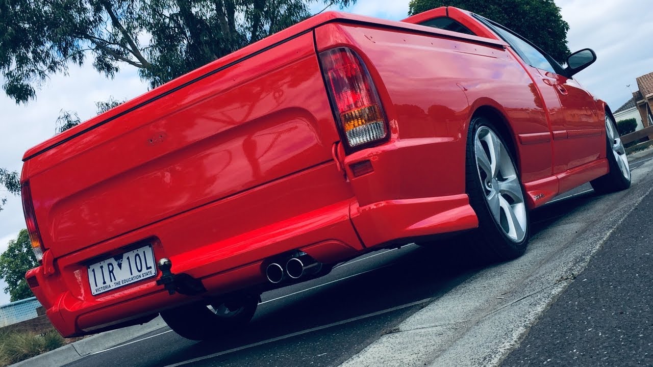 N/a ba xr6 catback exhaust sound + in car sound