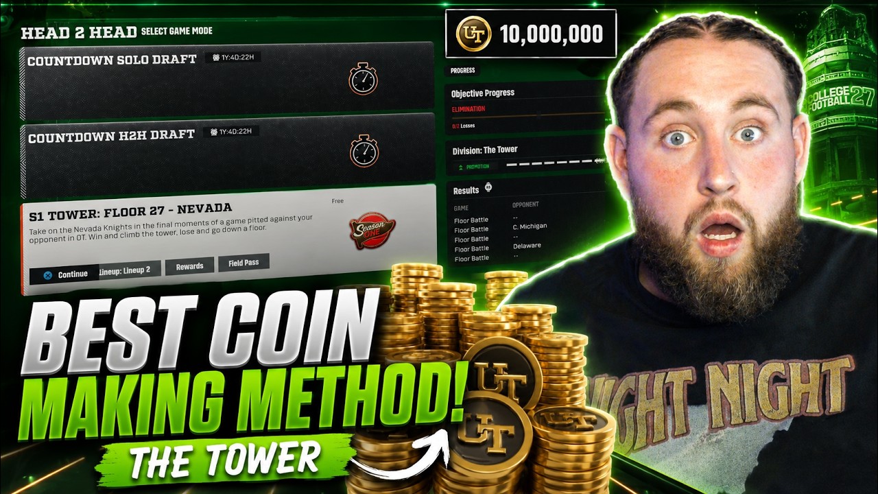 BEST COIN MAKING METHOD IN CFB 27 ULTIMATE TEAM! MAKE MILLIONS