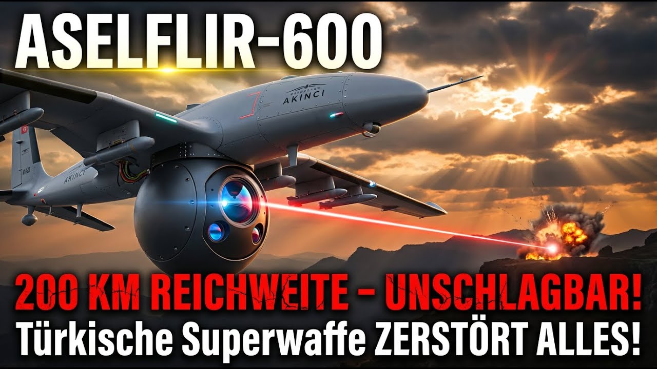 ASELFLIR-600: Türkische Drohnen-Superwaffe mit 200 KM Reichweite!