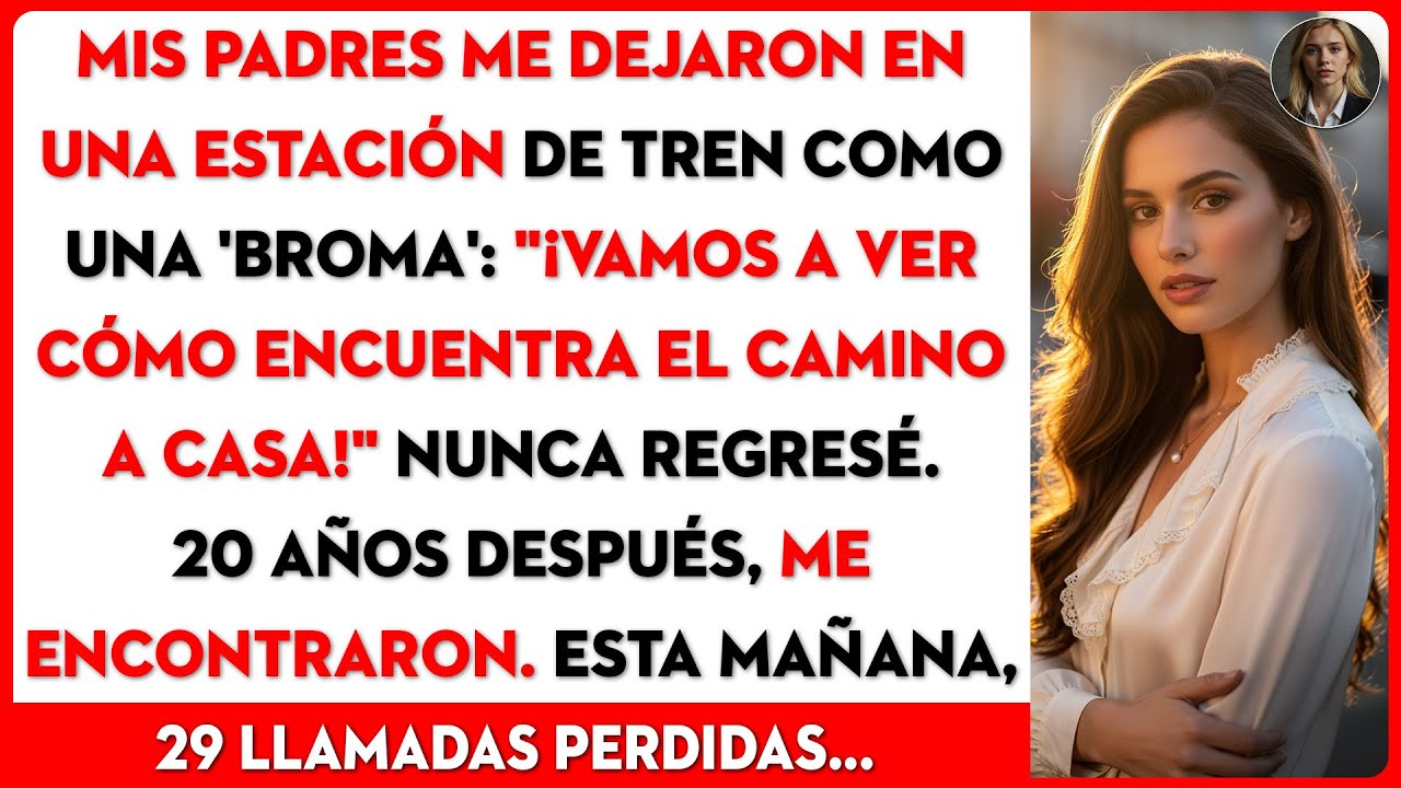 Mis padres me dejaron en una estación al azar como 'broma'. ¡El chiste era ver cómo volvía a casa!