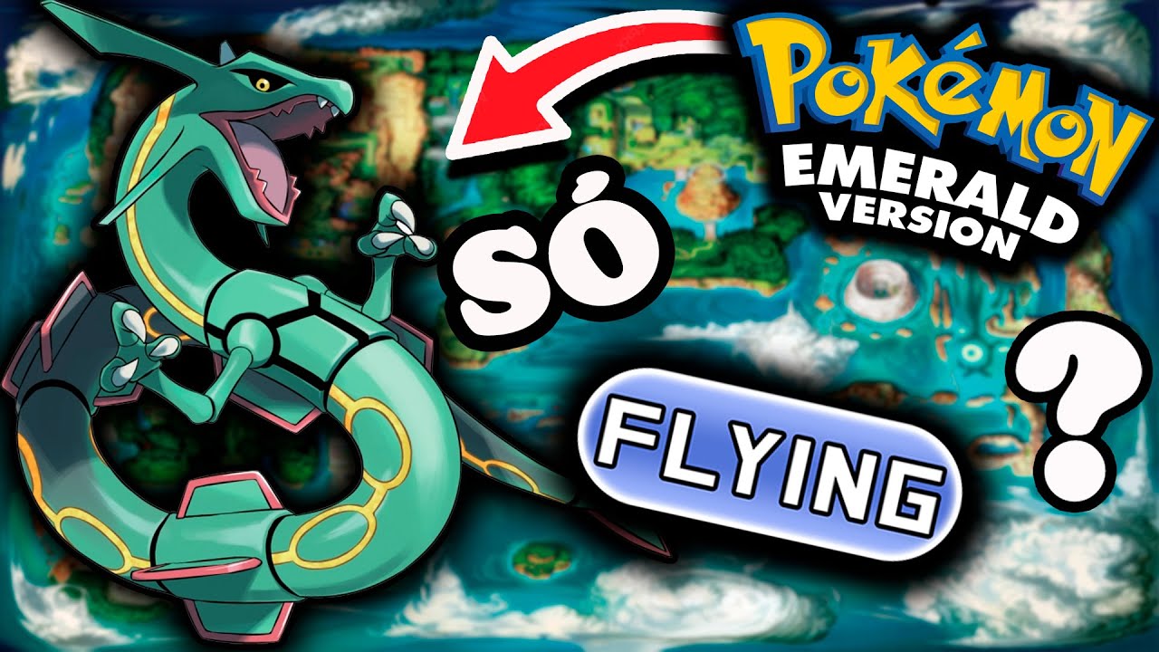 Dá pra ZERAR Pokémon EMERALD SÓ com o Tipo VOADOR? - Desafio Pokémon (Sem itens em batalha)