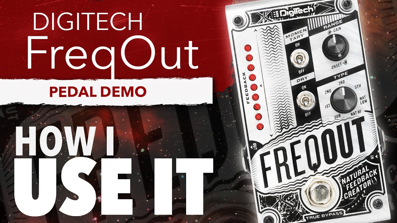 Демонстрация педали Digitech FreqOut | Удивительный инструмент для самовыражения