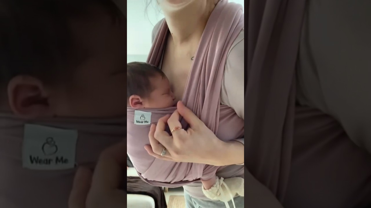 Prima legatura in fascia elastica neonato ad alto contatto. Videocorso in omaggio, vai al sito!