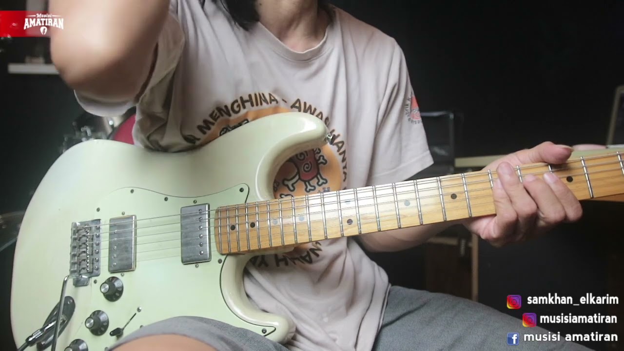 Dewa19 Aku Milikmu Solo Gitar Tutorial New
