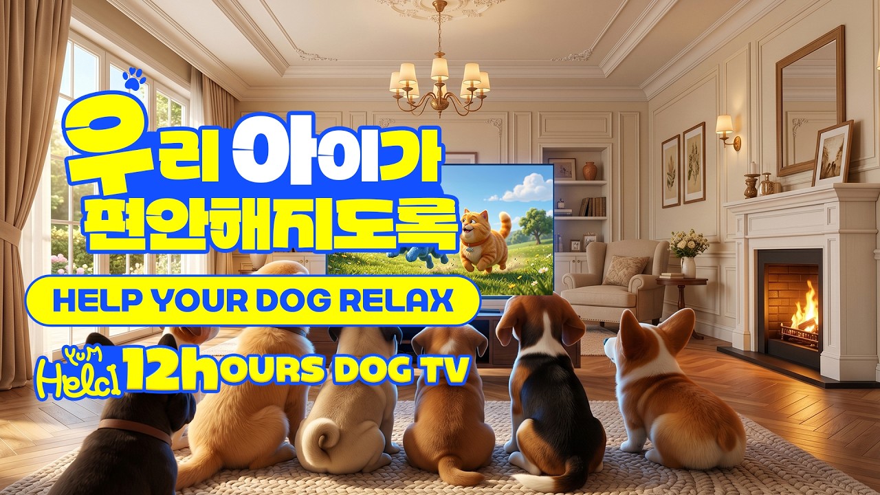 [LIVE] Music for Dogs Home Alone 🐶 8Hour Calming Pet TV