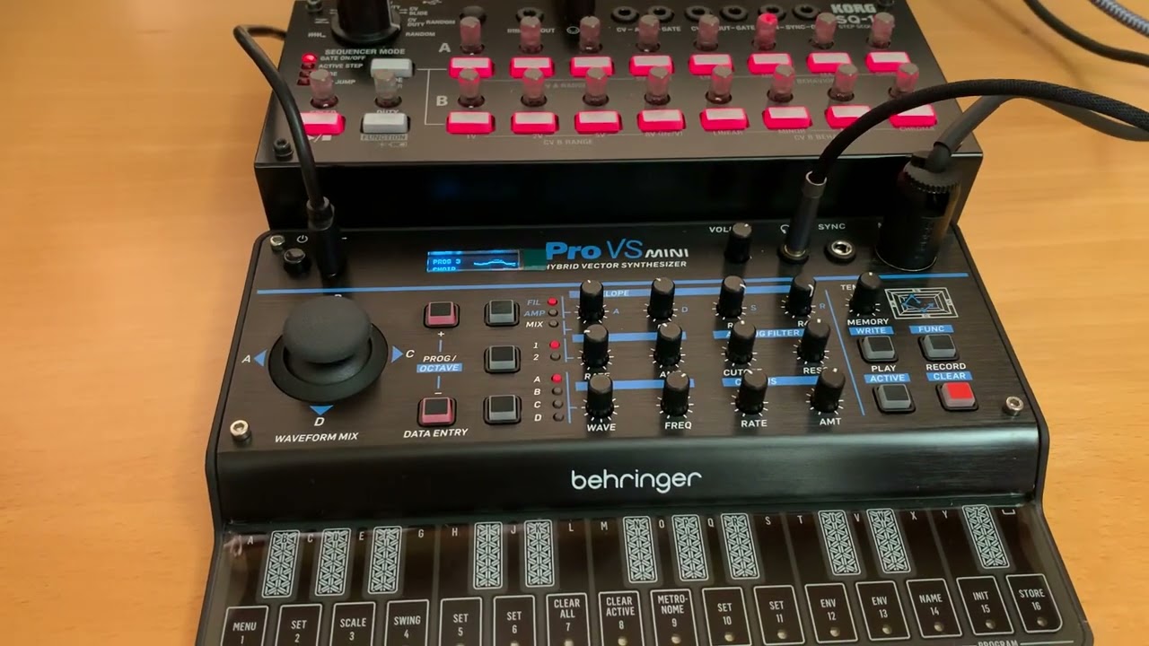 Behringer PRO-VS MINI & Korg SQ-1 - Improvised Jam