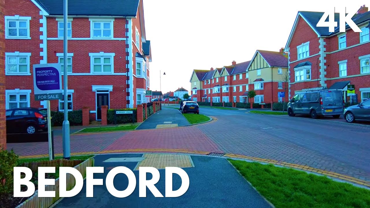 Relaxing Afternoon Walk in the UK 🇬🇧 4K | Rural Kempston | Bedford | United Kingdom
