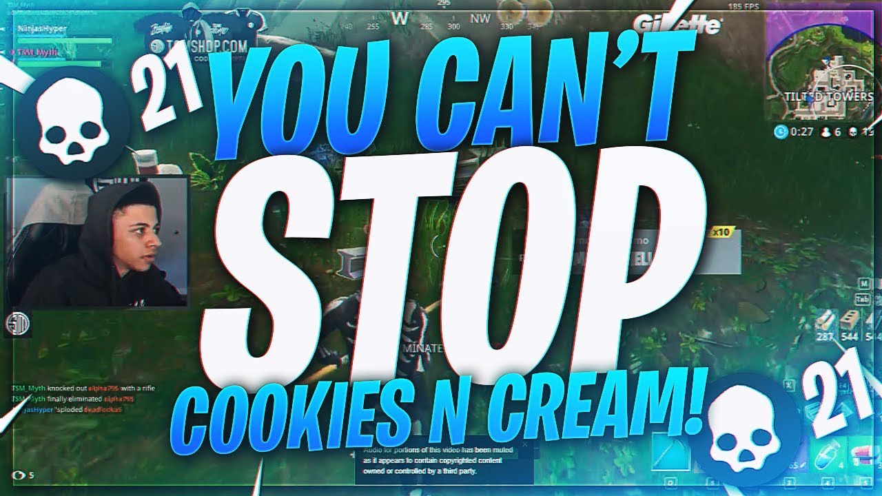 TSM Myth - COOKIES AND CREAM DUNKIN' 42 KILLS!! (Fortnite BR Full Match)