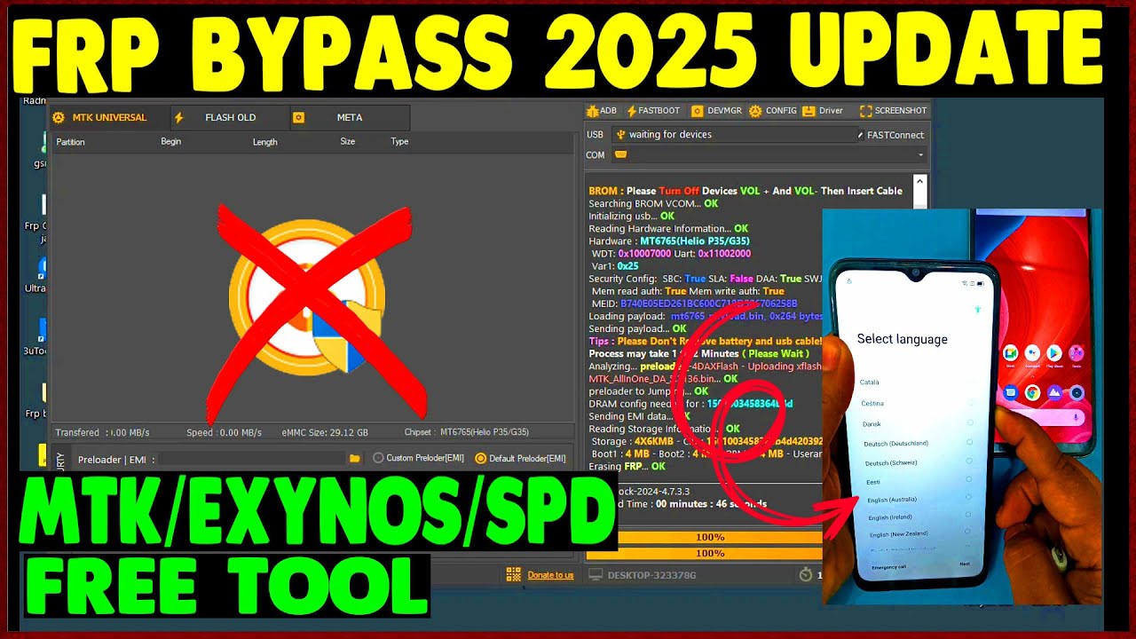 Android 14/15 | Samsung FRP Lock Fix Tool (For Authorized Users Only)
