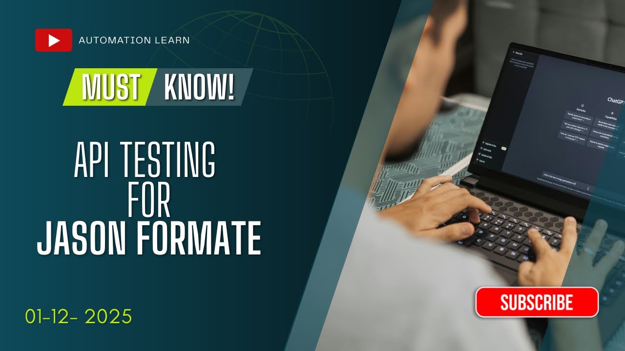 API TESTING for Json Formate
