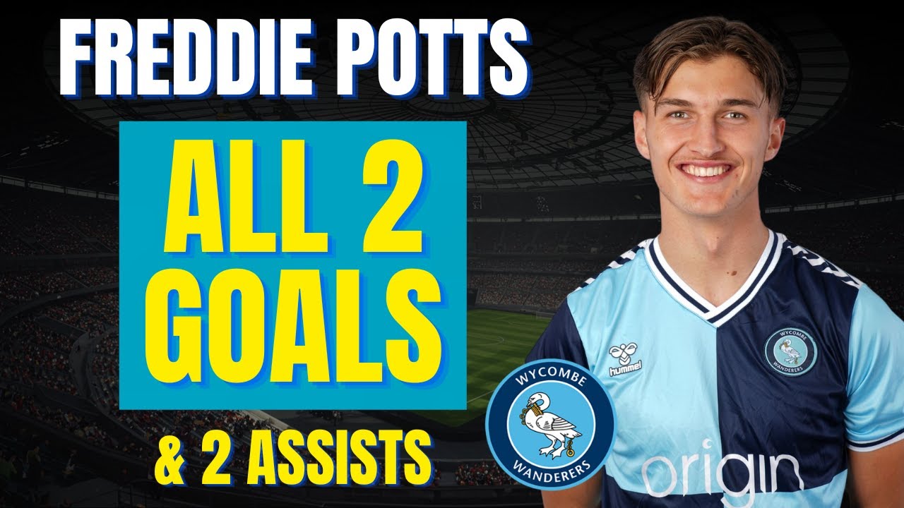 Freddie Potts - ALL 2 GOALS & ASSISTS FOR WYCOMBE WANDERERS | Skills & Highlights