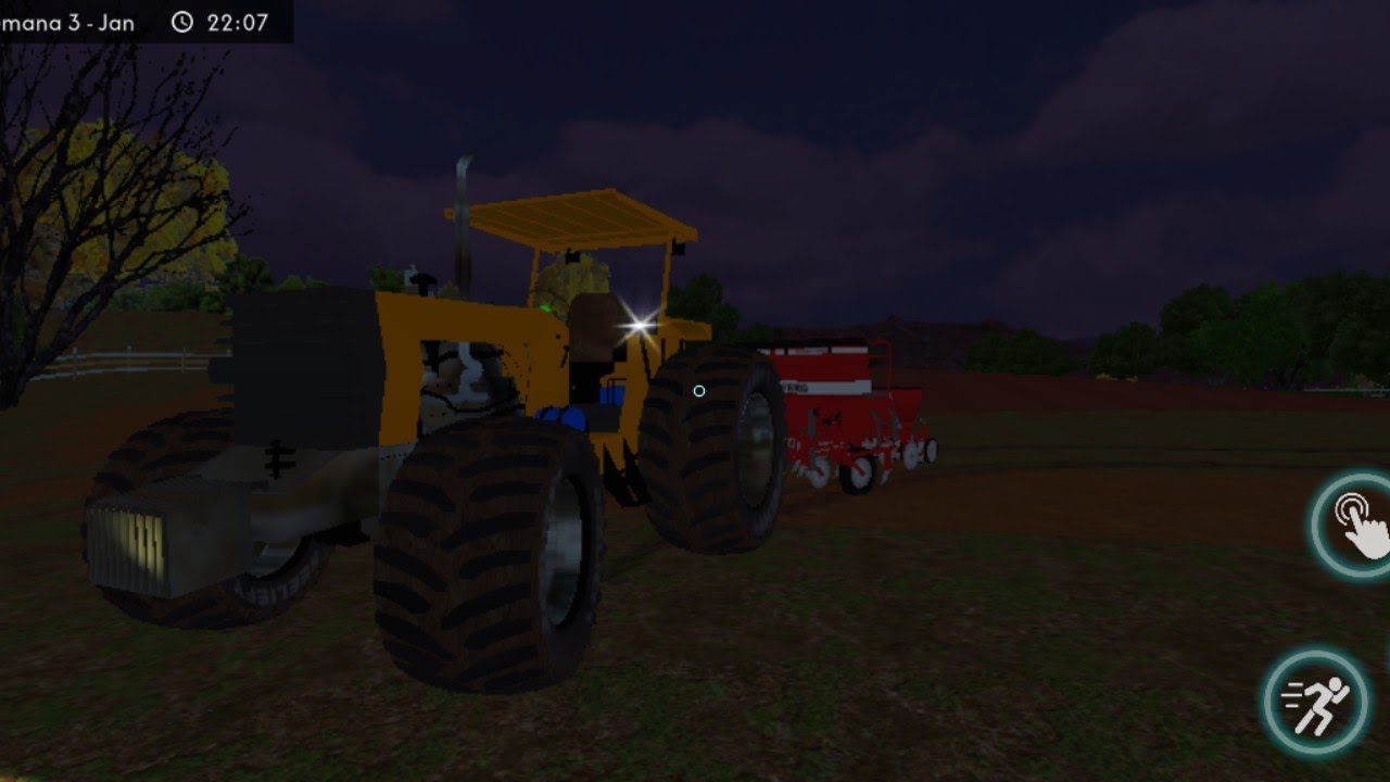 REAL FARM SIMULATOR fomos a NOITE para TERMINAR o PRIMEIRO PLANTIO da FAZENDA