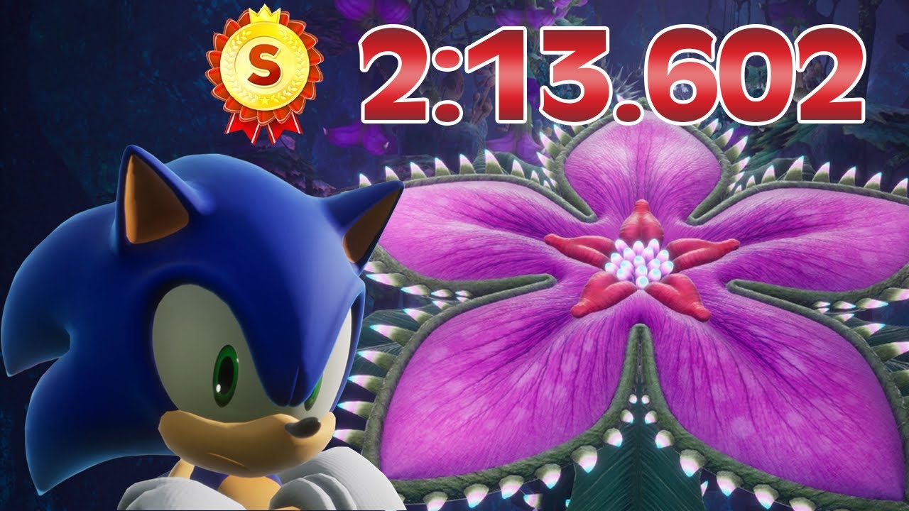 White Cave Time Trial S Rank: Sonic Speed (2:13.602) - Sonic Racing: CrossWorlds