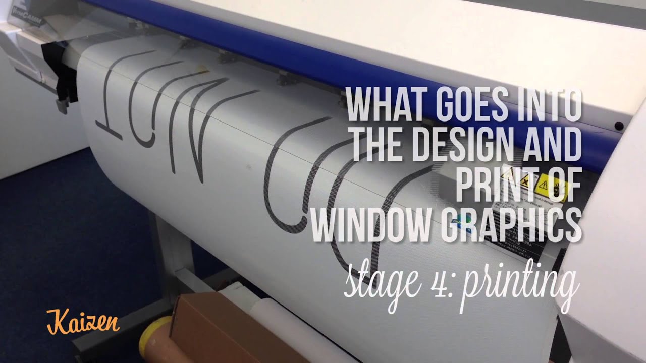How Window Graphics Are Designed, Printed and Installed