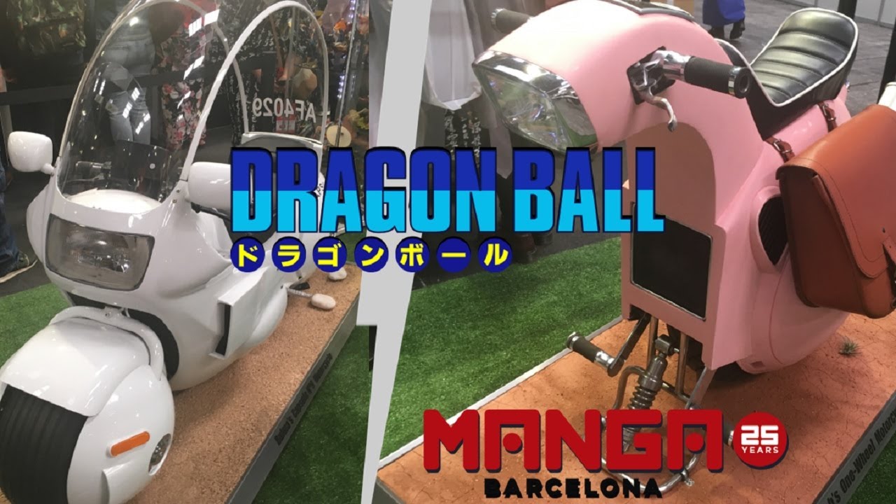 DRAGON BALL: LAS MOTOS DE BULMA Y LUNCH EN 25 MANGA BARCELONA