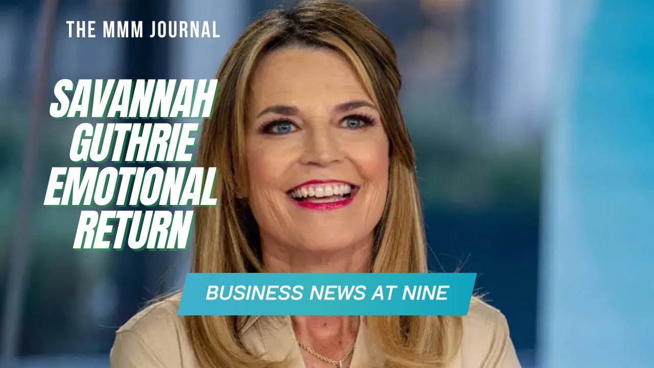 Savannah Guthrie Returns to “Today” Studio, Broadcom Stock, Six Flags Sell 7 Parks