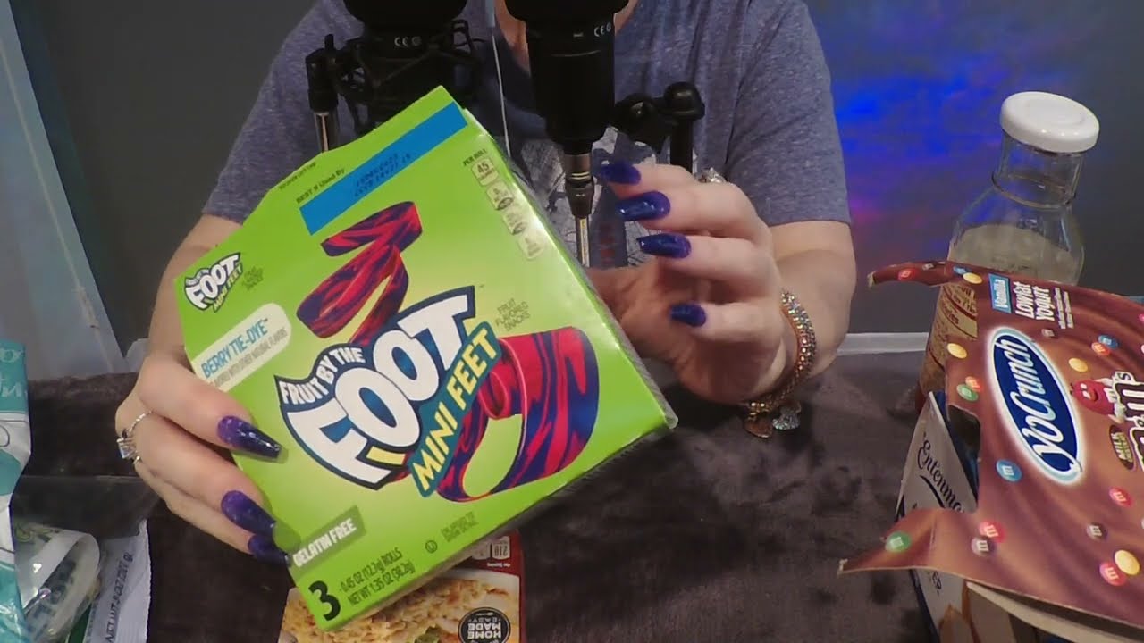 ASMR Gum Chewing Going Through Empties | Whispered Ramble, Tapping