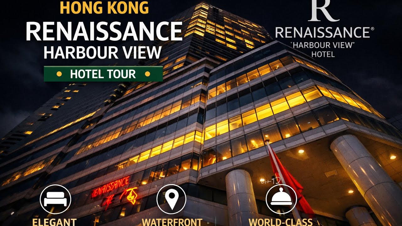 [4K] Hotel Tour | 🇭🇰 HONG KONG,  Renaissance Harbour View 2025