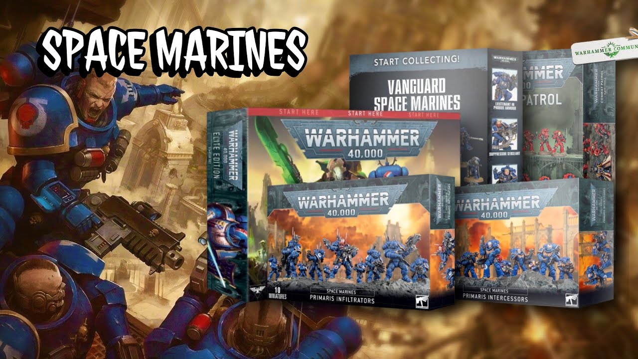 Как собрать SPACE MARINES наиболее ВЫГОДНО? WARHAMMER 40000