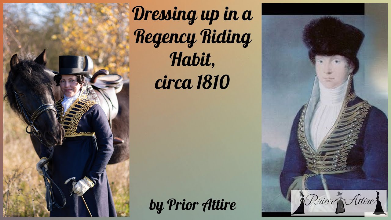 Dressing up in regency habit