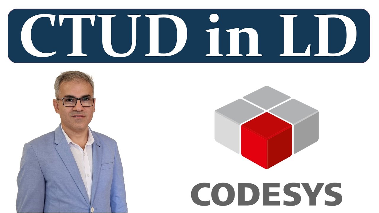 CODESYS: Using (CTUD) up/down counter function block #codesys #plcprogramming #ladderlogic #iec61131