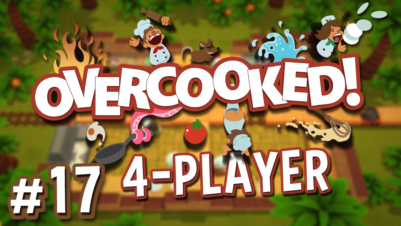 Overcooked - #17 - The Lost Morsel DLC (4 Player Overcooked Co-op Gameplay)