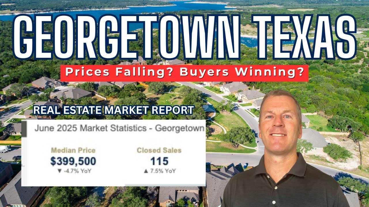 Georgetown TX Housing Market June 2025 &mdash; Prices Falling, Buyers Winning?