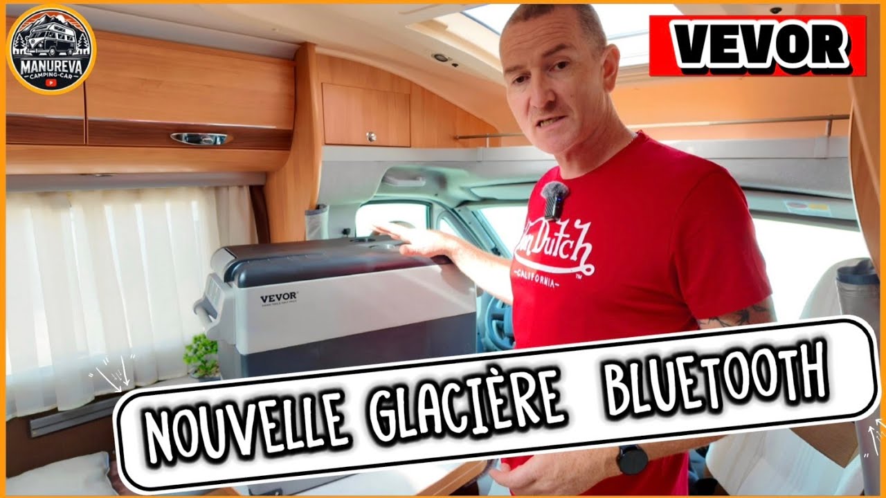 NOUVEAU ! GLACIÈRE 55L VEVOR AVEC CONTROLE BLUETOOTH