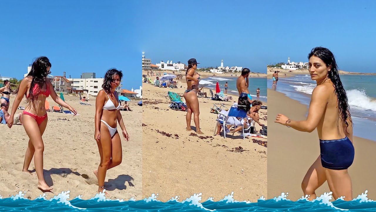 4K VIDEO BEACH WALK 2021 La Paloma Rocha URUGUAY travel vlog