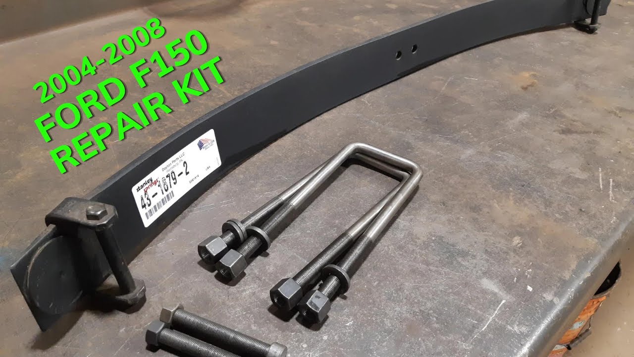 2004-2008 Ford F150 Leaf Spring Repair Kit and Installation Instructions | 43-1679-2