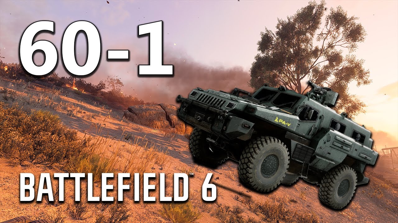 Геймплей Battlefield 6: 60-1 | Бронетранспортер слишком имбалансен