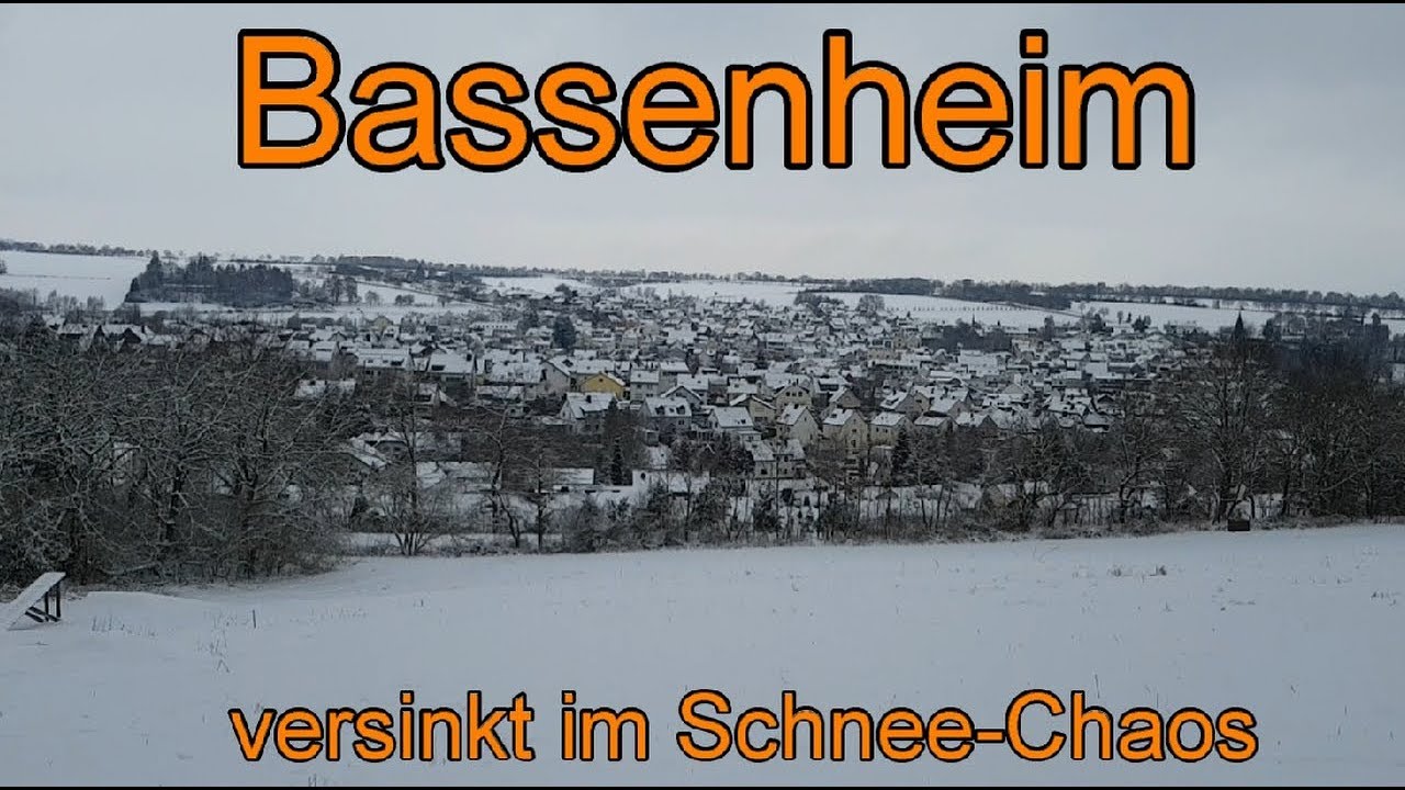 Bassenheim versinkt im Schnee-Chaos ⛄