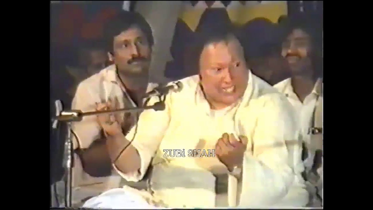 Shah e Mardan e Ali Live By Ustad Nusrat Fateh Ali khan ji  Private Mehfil