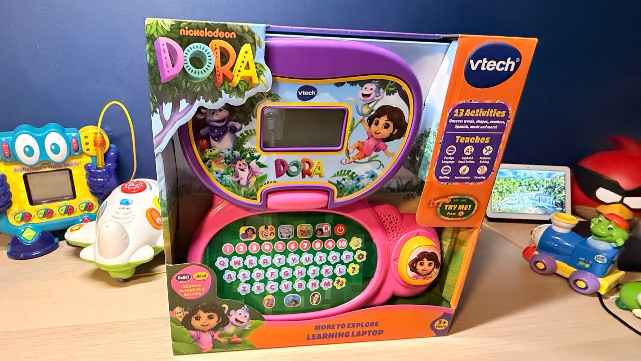 VTech Dora More To Explore Learning Laptop ASMR Unboxing