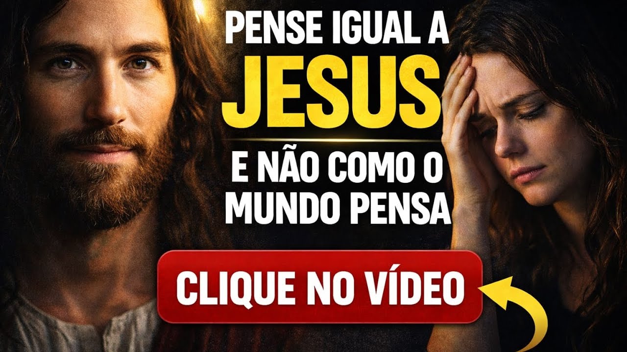 PENSE Como JESUS ou Continue VIVENDO Como o MUNDO Quer 🙏🙌🏻